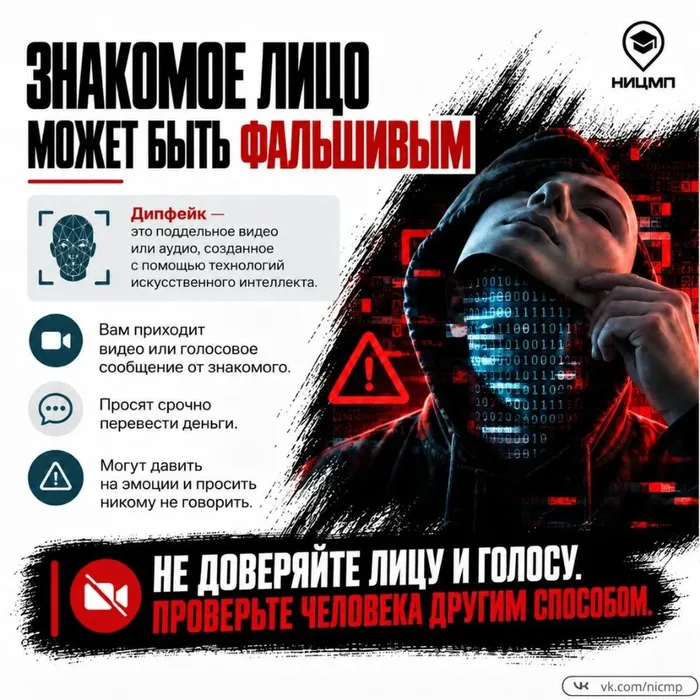 не доверяйте лицу и голосу
